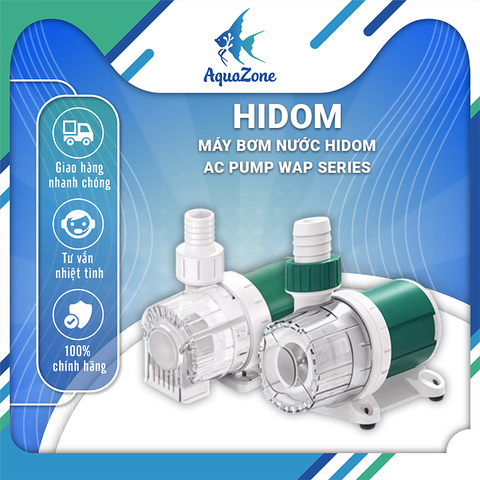 Máy bơm bể cá Hidom AC Pump WAP-3800 - WAP-6000, bơm chìm thay đổi tần số có bảng điều khiển