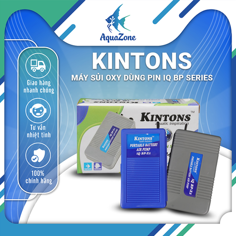 Máy sủi Kintons IQ BP Series (KHÔNG KÈM PIN) - Sủi oxy dùng pin, tiện lợi di chuyển, có sẵn dây sủi và đĩa sủi