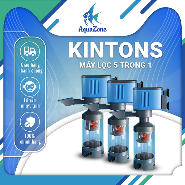Máy lọc 5 trong 1 Kintons - Máy lọc tích hợp tạo sóng, cung cấp oxy, bơm, hút cặn hiệu quả