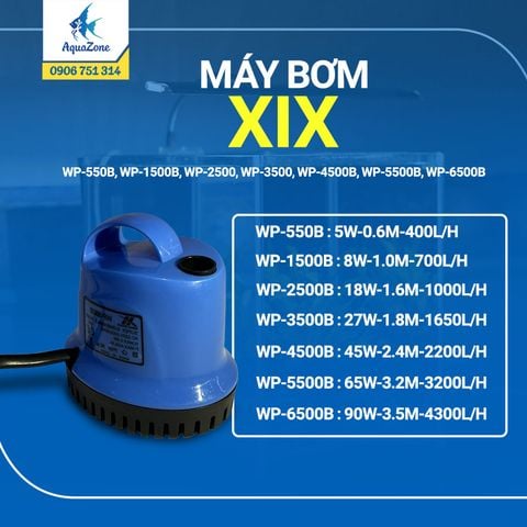 Máy bơm hút đáy Xin Xiu WP1000B - 7500B hút cặn bể cá