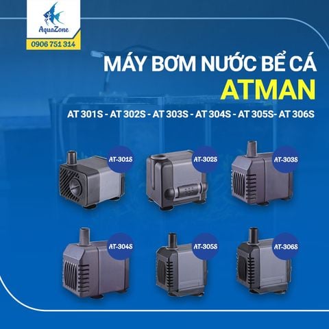 Máy bơm nước bể cá ATMAN - (AT 301S - AT 302S - AT 303S - AT 304S - AT 305S- AT 306S)