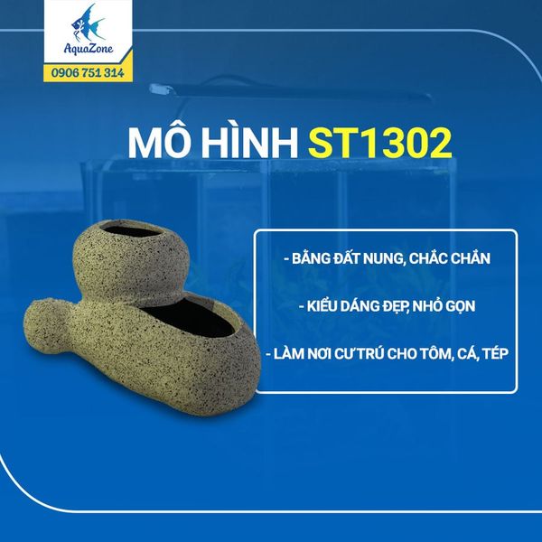 Mô hình hang động cho cá tép ST1302