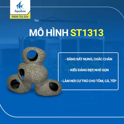 Mô hình hang động cho cá tép ST1313