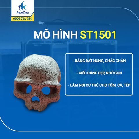 Mô hình hang động cho cá, tép trú ST1501