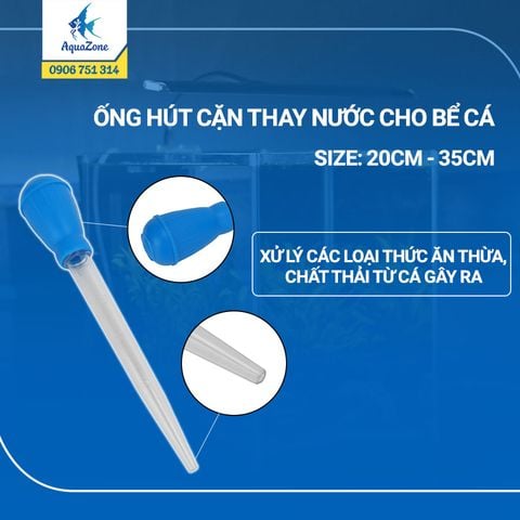Ống hút cặn thay nước cho bể cá (20cm - 35cm)