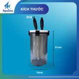 Lọc phụ Netlea Aquatime - Lọc phụ cao cấp Ø16 cho bể cá, bể thủy sinh, có sẵn bông lọc