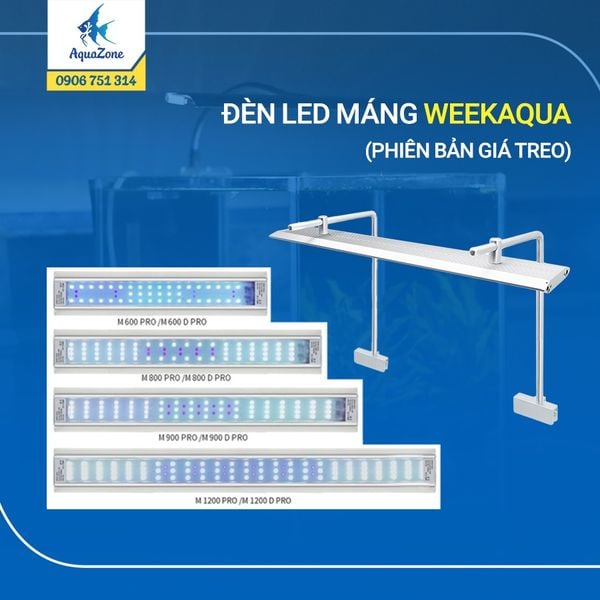 ĐÈN WEEK AQUA M - DPRO RGBUV I Phiên bản Giá treo, Dùng App M600D-PRO, M800D-PRO, M900D-PRO, M1200D-PRO (RGB-UV)