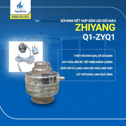 ZY sủi mini kết hợp đèn đổi màu Q1 - ZYQ1