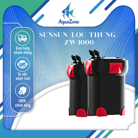 Lọc thùng sunsun ZW3000 cho bể cá hiện đại