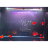 Đèn led 2 hàng bóng góc rộng Riverzone RQH cao cấp đỏ cá không đỏ nước dành cho cá rồng, cá Koi, cá chép