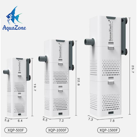 Máy bơm tích hợp lọc oxy bể cá Sunsun XQP500F XQP1000F XQP1500F | Máy bơm chìm đa chức năng
