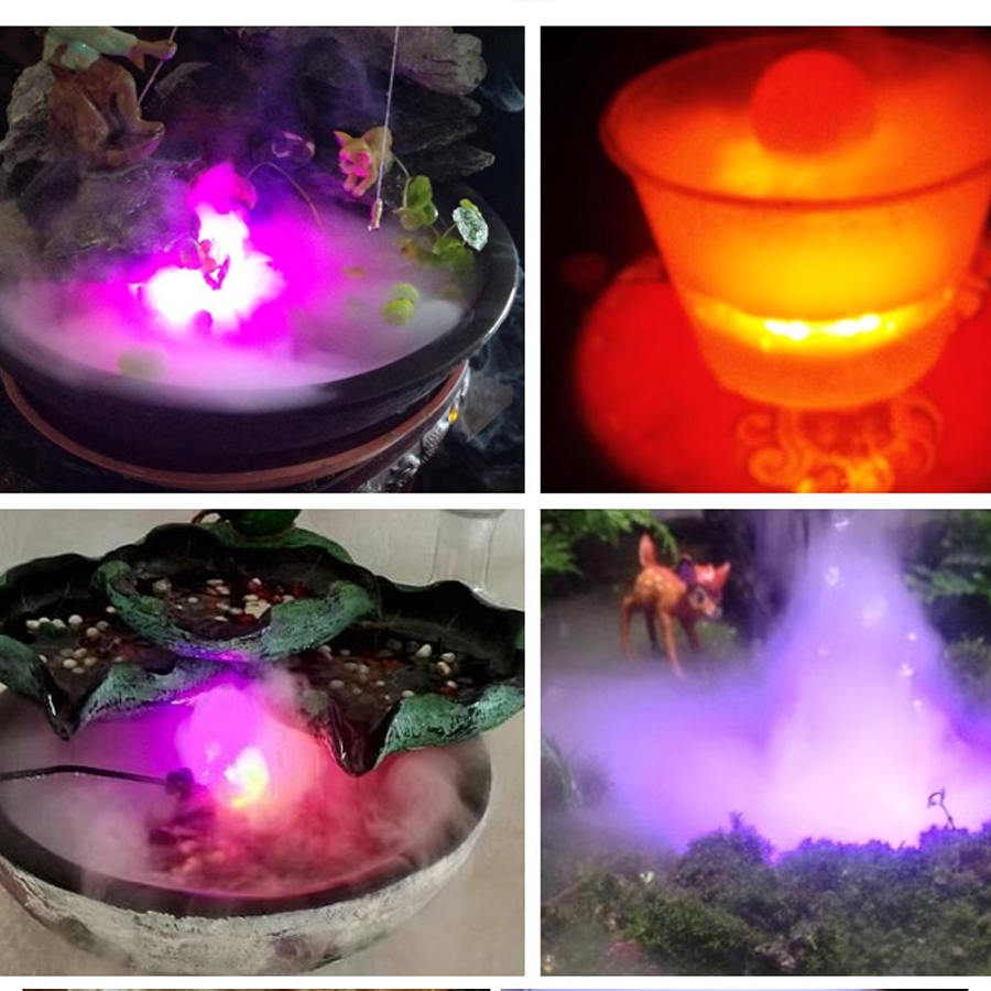 Máy Tạo Khói Hồ Cá Mini Kết Hợp Đèn Led Đổi Màu Tự Động - AquaZone ...