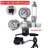 Van tinh chỉnh  CO2 kèm đồng hồ áp suất WYIN [W0014 220V và D0114X]