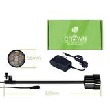 ĐÈN LED RỌI BỂ CÁ THỦY SINH CREEK [CROWN: VÀNG-TRẮNG-XANH]
