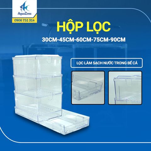 Khay lọc nước bể cá cảnh 3 tầng