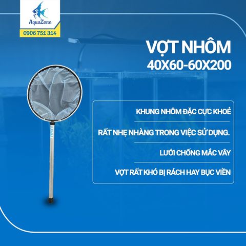 Vợt lựa cá Koi - Vợt nhôm