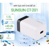 Máy Sủi Oxy Sunsun CT 1 VÒI, 2 VÒI, 4 VÒI (CT-201, CT-202, CT-402; CT-404)