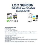 LỌC THÙNG SUNSUN EW-602B / 603B/ 604B CHO BỂ CÁ, THỦY SINH