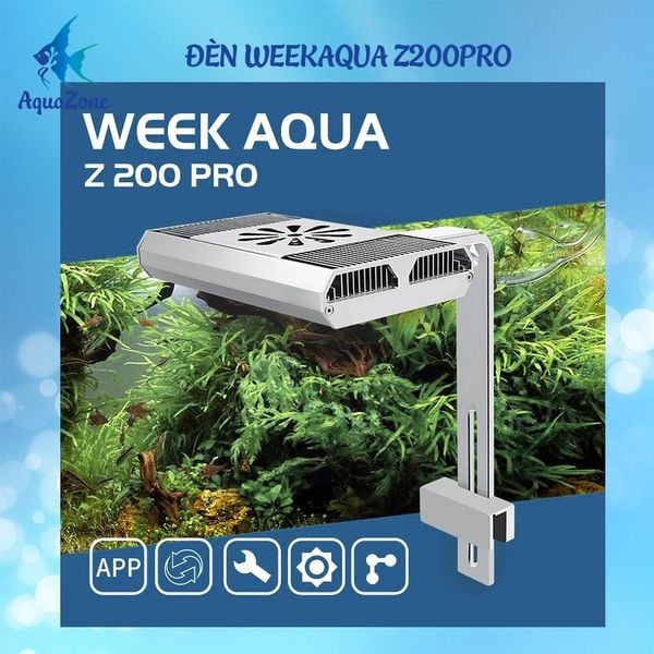 ĐÈN THUỶ SINH THẾ HỆ MỚI WEEKAQUA Z200 PRO (Dùng App)