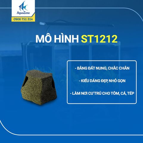 Mô Hình Hang Động Cho Cá, Tép ST1212
