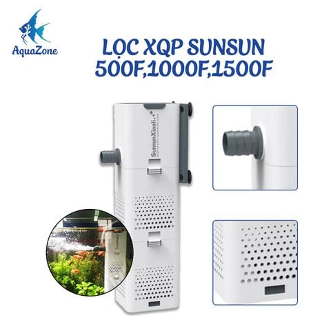 Máy bơm tích hợp lọc oxy bể cá Sunsun XQP500F XQP1000F XQP1500F | Máy bơm chìm đa chức năng
