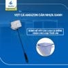 VỢT CÁ AMAZON CÁN NHỰA XANH
