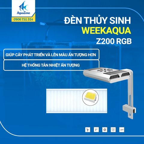 ĐÈN THỦY SINH WEEK AQUA Z200 RGB
