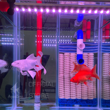 Đèn led tròn XML 4 hàng bóng đỏ/vàng/trắng siêu sáng nâng cấp độ màu cho cho cá Koi - cá rồng