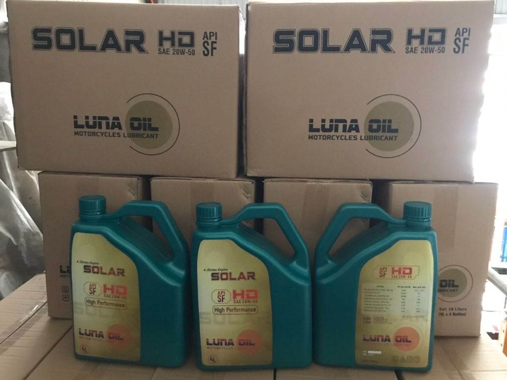 Dầu Động Cơ SOLAR 20W50 4L - SF – Công Ty TNHH Thịnh Phát T&P