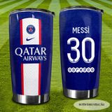  Áo Đội Bóng Paris Saint Germain Go Drink Fans Bóng Đá Cốc giữ nhiệt 600ml In tên, hình ảnh theo yêu cầu 