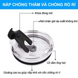 Bóng Đá Chữ Ký Cá Nhân 2 Go Drink Fans Bóng Đá Cốc giữ nhiệt 600ml In tên, hình ảnh theo yêu cầu 