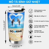  Siêu Anh Hùng Go Drink Movie Cốc giữ nhiệt 600ml In Tên, Hình Ảnh Theo Yêu Cầu 