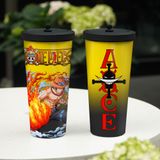  Ace Vua Hải Tặc One Piece Go Drink Anime Cốc Giữ Nhiệt 740ml In tên, hình ảnh theo yêu cầu 