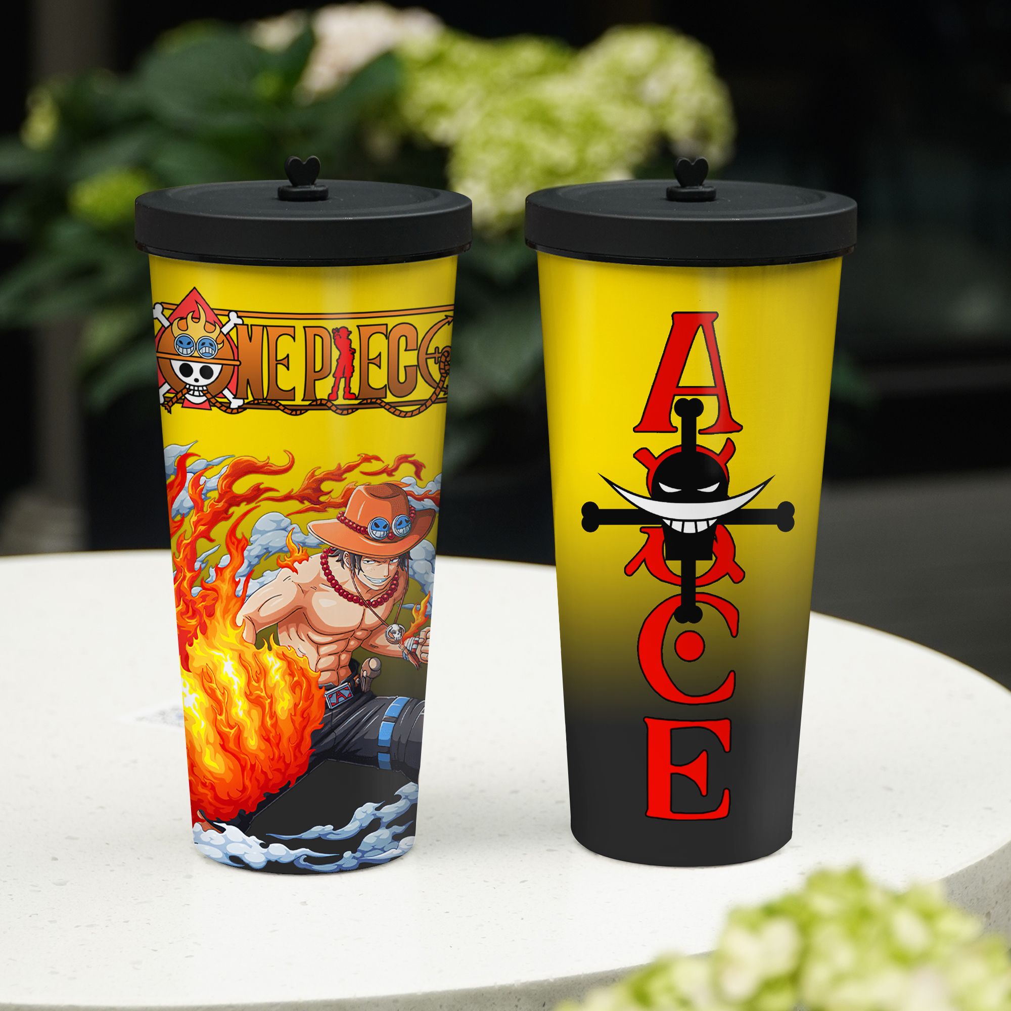  Ace Vua Hải Tặc One Piece Go Drink Anime Cốc Giữ Nhiệt 740ml In tên, hình ảnh theo yêu cầu 