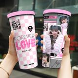  Blackpink Caro Go Drink Người nổi tiếng/Idol Cốc giữ nhiệt 740ml In tên, hình ảnh theo yêu cầu 