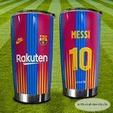  Áo đội bóng Barca Go Drink Fan bóng đá Cốc giữ nhiệt 600ml In tên, hình ảnh theo yêu cầu 