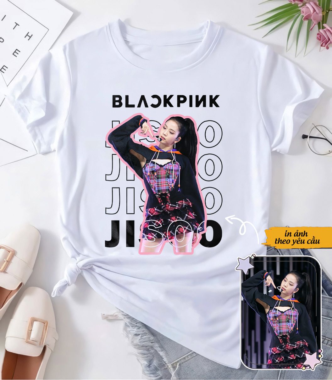  Blackpink In Hình Từng Thành Viên Áo phông idol Glory Shop In tên, hình ảnh theo yêu cầu 