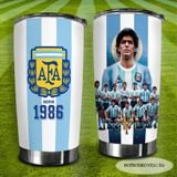  Argentina 1986 Go Drink Fans Bóng Đá Cốc Giữ Nhiệt 600ml In tên, hình ảnh theo yêu cầu 