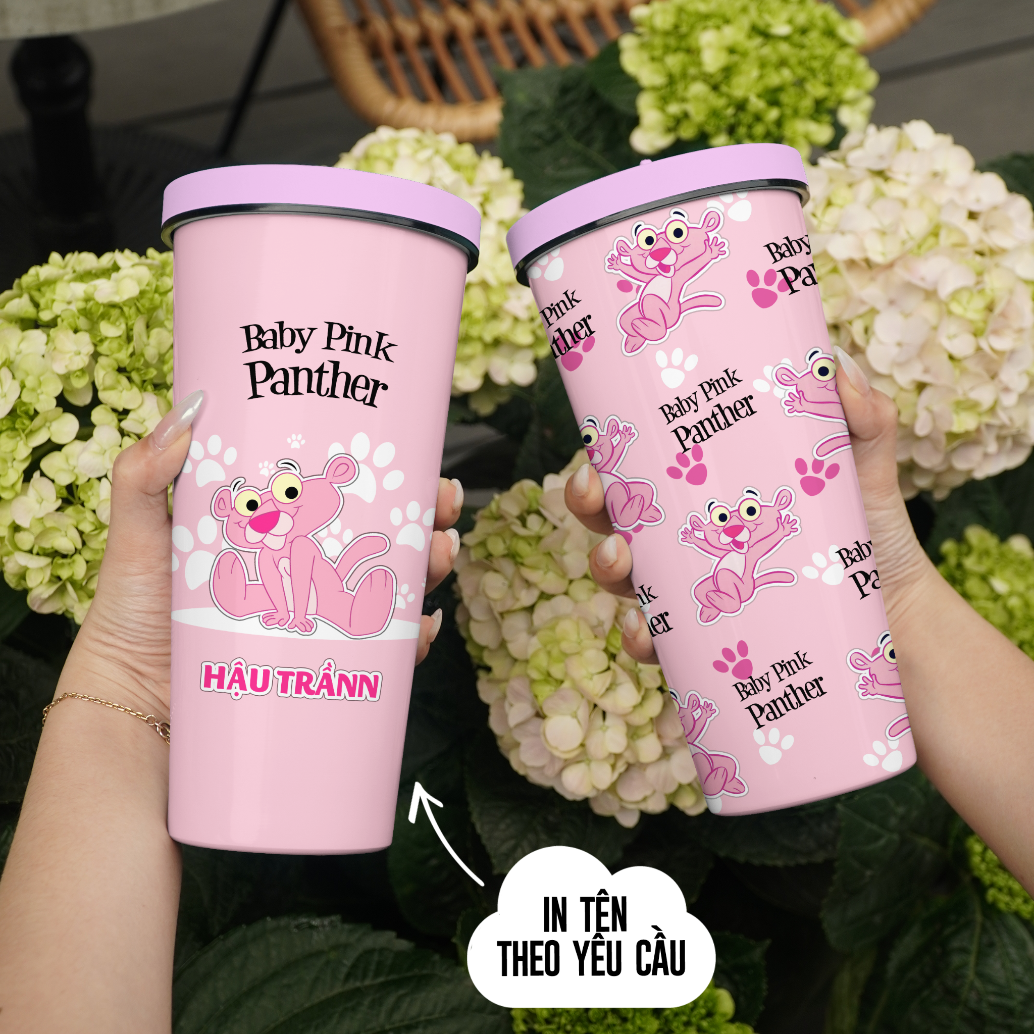 Mô hình Báo Hồng Pink Panther dùng trang trí móc khóa, DIY | Shopee Việt Nam