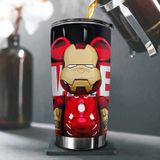  Bearbrick Iron Man Go Drink  Cốc Giữ Nhiệt 600ml In tên, hình ảnh theo yêu cầu 