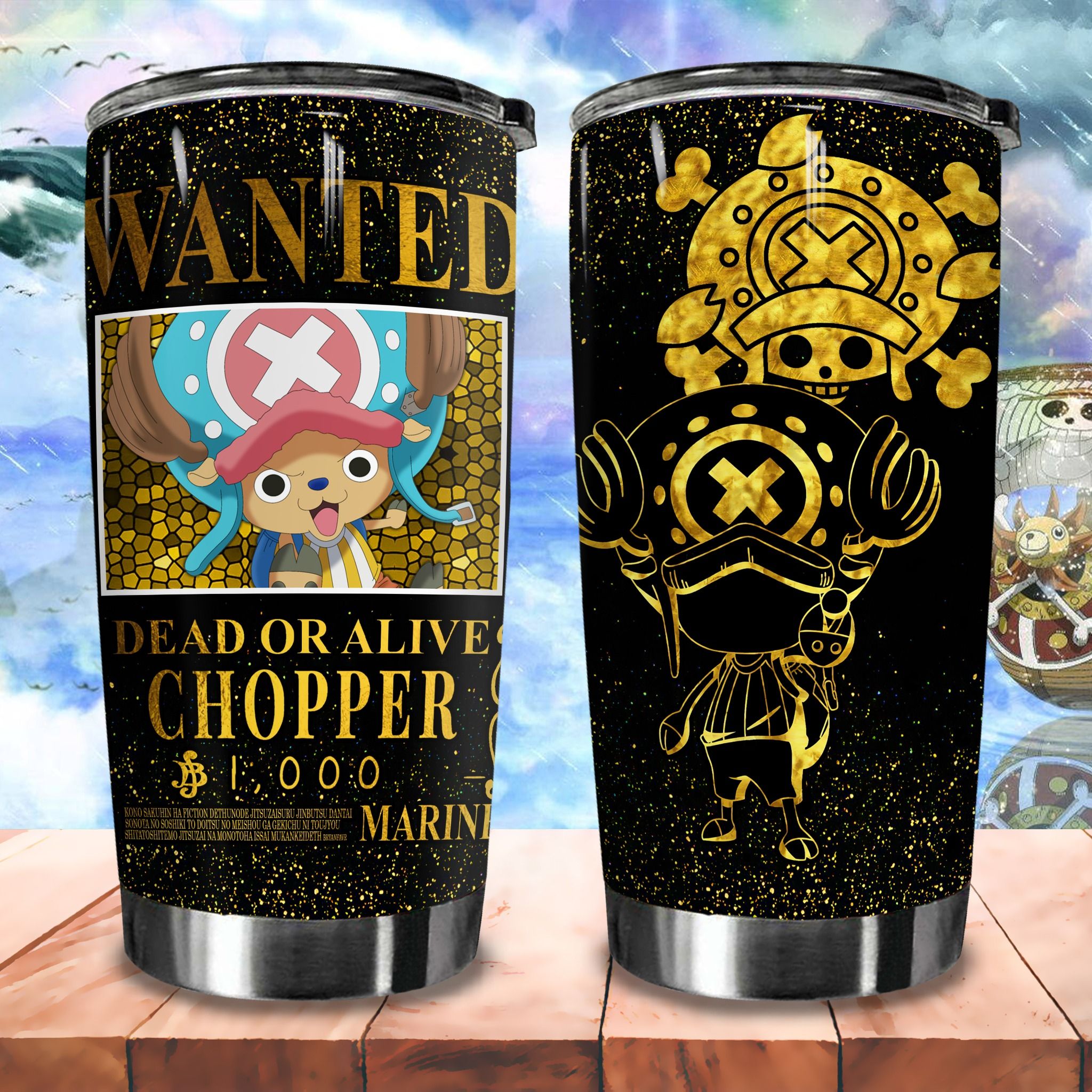  Chopper Go Drink Anime Cốc giữ nhiệt 600ml In tên, hình ảnh theo yêu cầu 