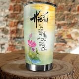  Chữ Thư Pháp, Chữ Hiếu Go Drink Phong thủy - Tài lộc Cốc giữ nhiệt 600ml In tên, hình ảnh theo yêu cầu 