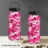  Go Drink Brand Logo Họa Tiết Rằn Ri Ver 6 Go Drink  Bình giữ nhiệt 950ml In tên, hình ảnh theo yêu cầu 