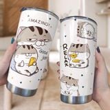  Ami Bụng Bự Amazing Good Job Go Drink Funny Cốc giữ nhiệt 600ml In tên, hình ảnh theo yêu cầu 