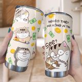  Ami Bụng Bự Nghèo Thiệt Mà Không Ai Tin Go Drink Funny Cốc giữ nhiệt 600ml In tên, hình ảnh theo yêu cầu 