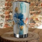  Art lotus Go Drink Feng Shui Tumbler 20oz Personalized 