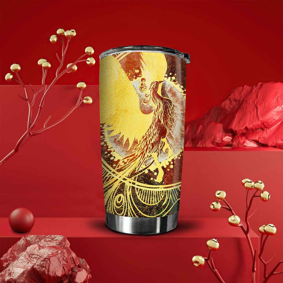  Phoenix Go Drink Feng Shui Tumbler 20oz Personalized 