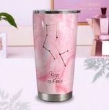  12 cung hoàng đạo Virgo Go Drink Cung hoàng đạo Cốc giữ nhiệt 600ml In tên, hình ảnh theo yêu cầu 