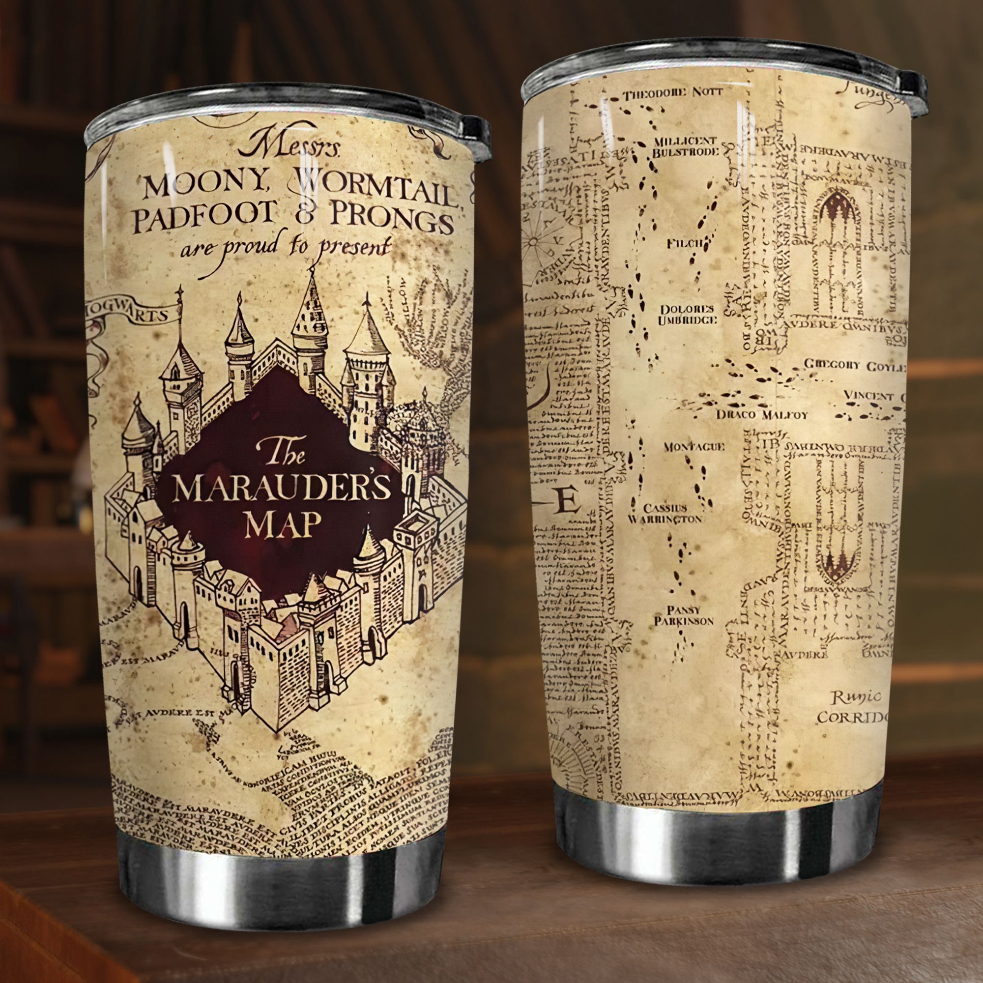  Harry Potter Tumbler Go Drink Trường Hogwarts Cốc Giữ Nhiệt 600ml In tên, hình ảnh theo yêu cầu 