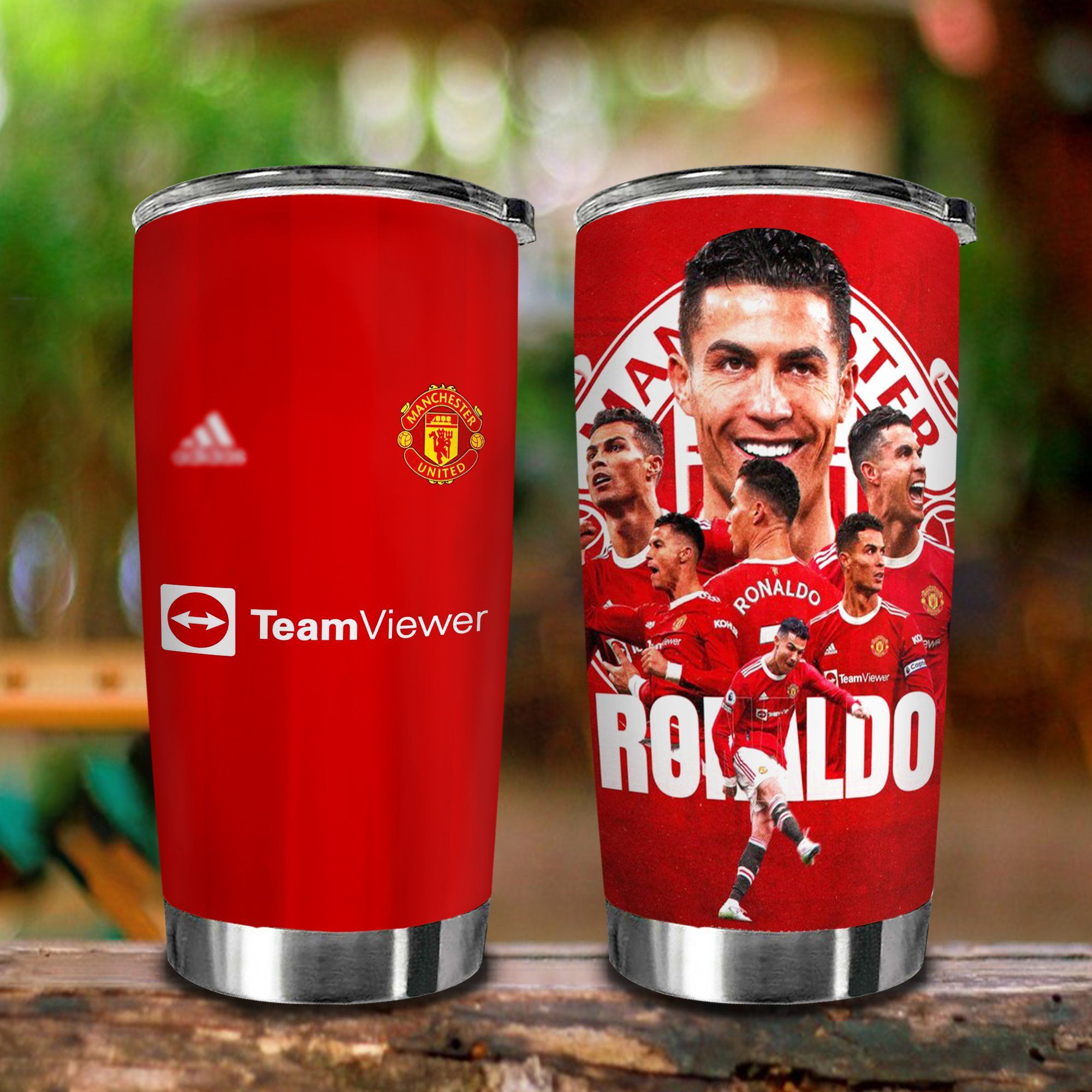  Cầu Thủ Ronaldo Cr7 Go Drink Fans Bóng Đá Cốc giữ nhiệt 600ml In tên, hình ảnh theo yêu cầu 